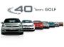 View 40 Years of Golf - Back Window Sticker Full-Sized Product Image 1 of 2